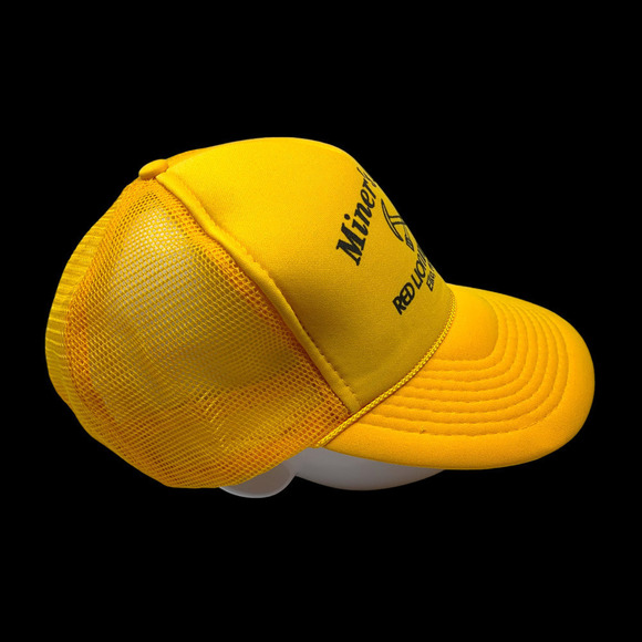 Vtg NEW Miners Night Red Lion Casino Nevada Snapback Mesh Trucker Rope Hat Cap B - Picture 3 of 7